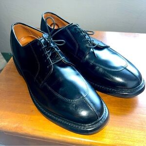 Allen Edmonds Ashton Black Shell leather Split Toe Derby Dress Shoes Sz 10D